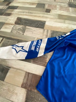 Traje Motocross Yamaha Niño Azul