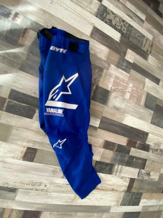 Traje Motocross Yamaha Niño Azul