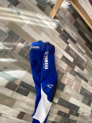 Traje Motocross Yamaha Niño Azul