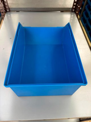 Gaveta de plástico azul,45 unidades