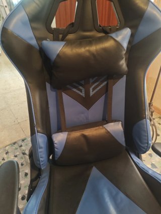 Silla Gaming Negra y Azul