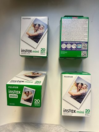 4 Paquetes Fujifilm Instax Mini 20 Fotos