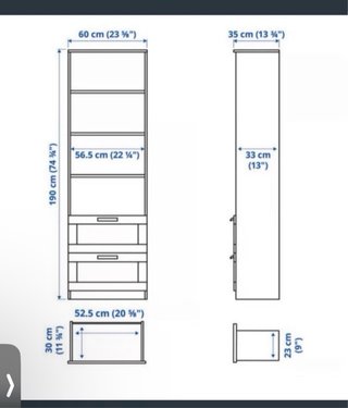 Cómoda IKEA BRIMNES Blanca