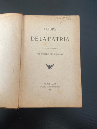 Llibre de la pàtria, año 1882