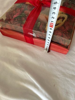 Caja Decorativa Flores Secas y Naturales