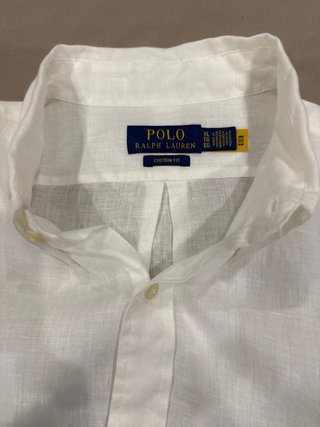 Camisa Lino Polo Ralph Lauren Blanca