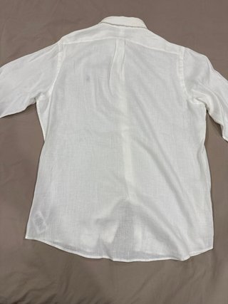 Camisa Lino Polo Ralph Lauren Blanca