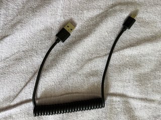 Cable USB en espiral Hyu