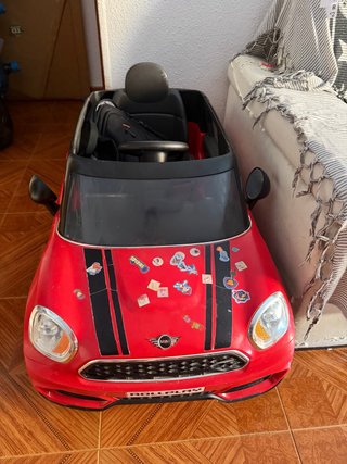 Coche Bebe Mini Cooper Rojo