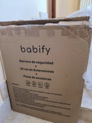 Barrera seguridad escaleras niños/animales