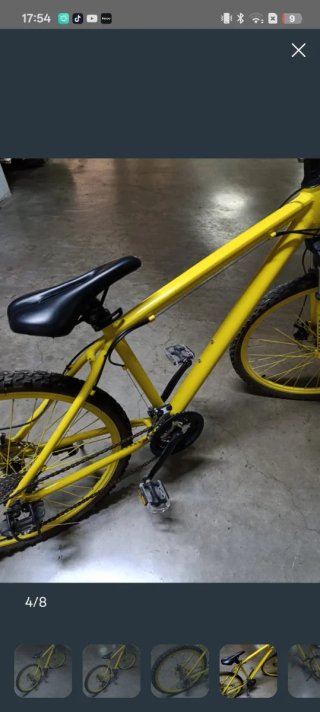 Bicicleta de Montaña Amarilla