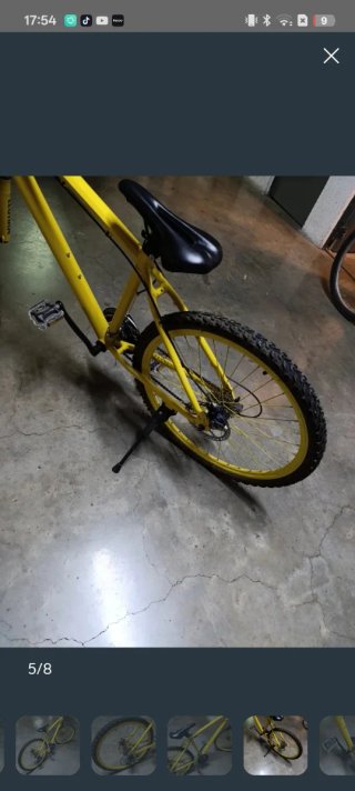 Bicicleta de Montaña Amarilla