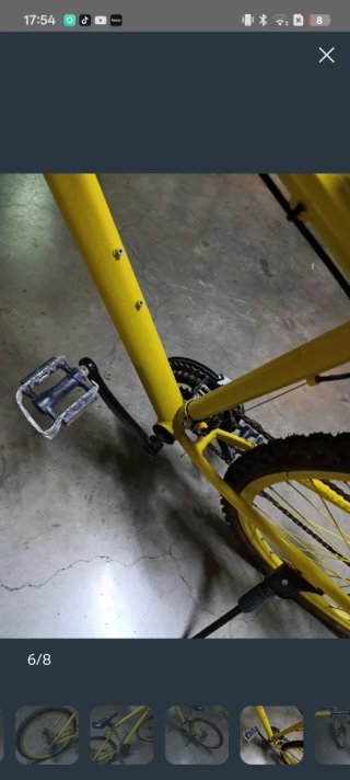 Bicicleta de Montaña Amarilla