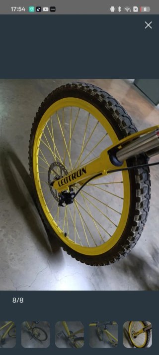 Bicicleta de Montaña Amarilla
