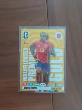 Carta Fútbol Premium Gold Lamine Yamal