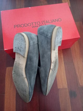 Scarpe 30 Zero 6 grigie In camoscio pelle italiana