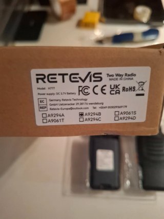 Walkie Talkie Retevis H777