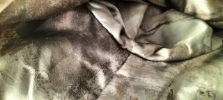 Cappotto in pelle nero/grigio scuro
