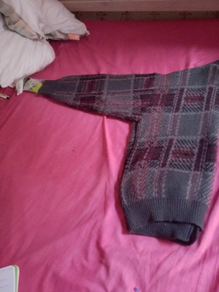 Jersey Joinexsa Hombre Cuadros Gris Rojo