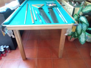 Mesa de billar americano 180x95x77