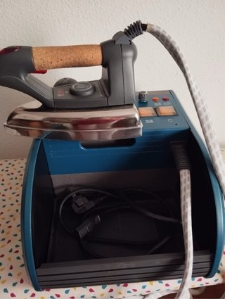 Plancha de vapor con calderín