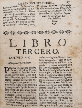 Historia San Vicente Ferrer 1682