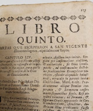 Historia San Vicente Ferrer 1682