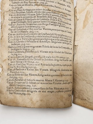 Historia San Vicente Ferrer 1682
