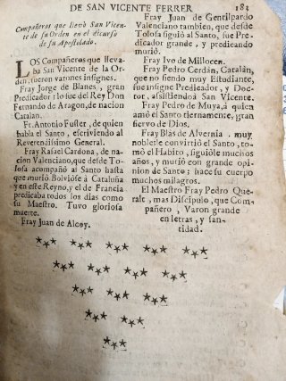Historia San Vicente Ferrer 1682