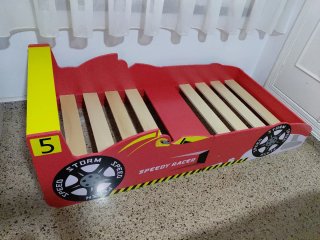Cama infantil coche de carreras