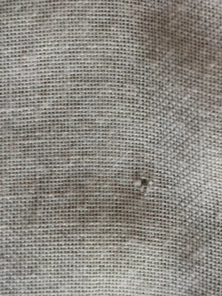 2 fazzoletti in tela lino leggero anni 40/50