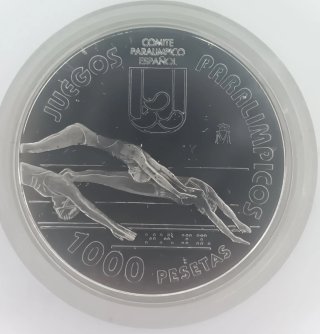 Moneda 1000 Ptas Juegos Paralímpicos Atlanta 1996