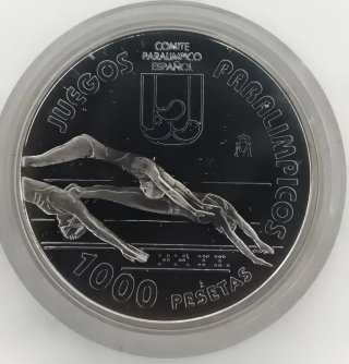 Moneda 1000 Ptas Juegos Paralímpicos Atlanta 1996