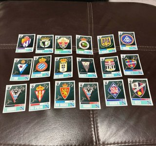 Lote cromos escudos fútbol LaLiga 23-24