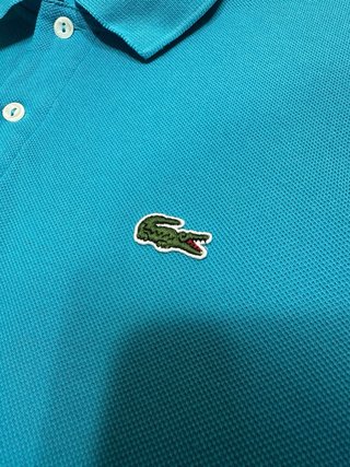 Polo Lacoste Azul Claro Classic Fit L Hombre