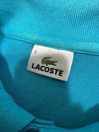 Polo Lacoste Azul Claro Classic Fit L Hombre