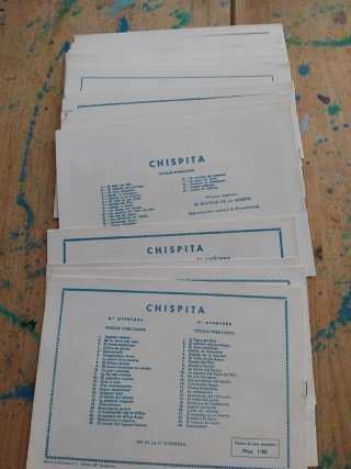 lote de 24 cómics chispita