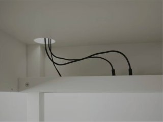 Escritorio Esquinero Ikea Blanco y Marrón