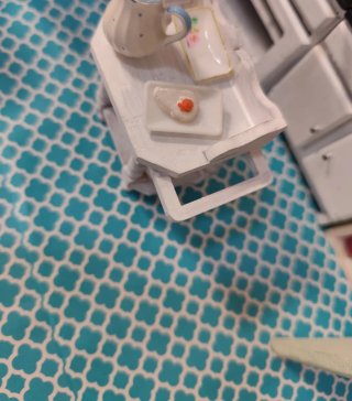 Cocina miniatura casa de muñecas 1:12