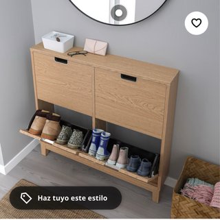 Zapatero de madera Stall