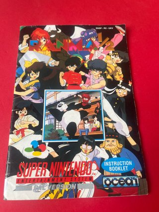 Manual Ranma 1/2 SNES PAL