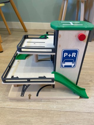 Parking madera encajable tren