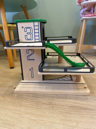 Parking madera encajable tren