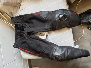 Mono Dainese Cordura Negro/Rojo