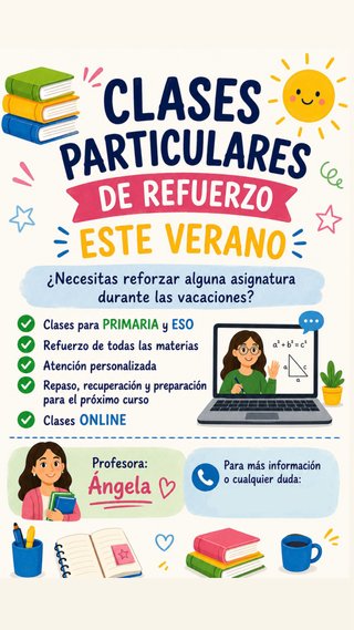 Clases de refuerzo ONLINE