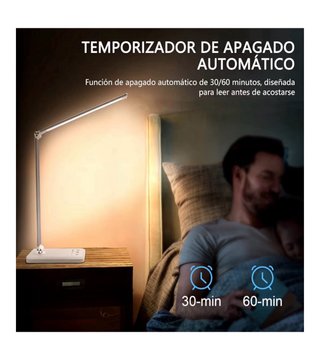 Lámpara Escritorio LED 5 Modos Brillo