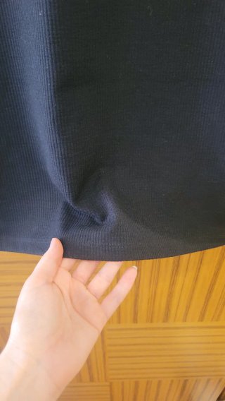 Vestido negro corto tirantes Mango