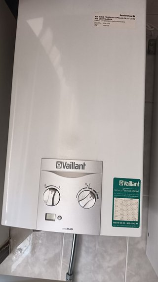 Calentador gas Vaillant como nuevo