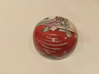 Tibor de porcelana pintado a mano, Macao