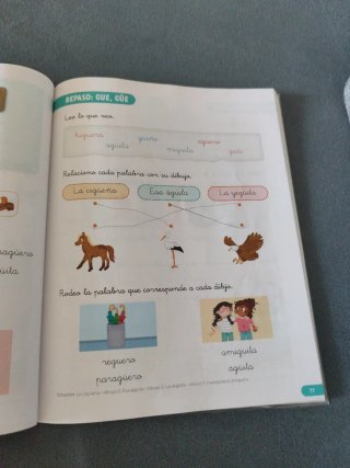 Jugamos a leer, libro de lectura, Revuela